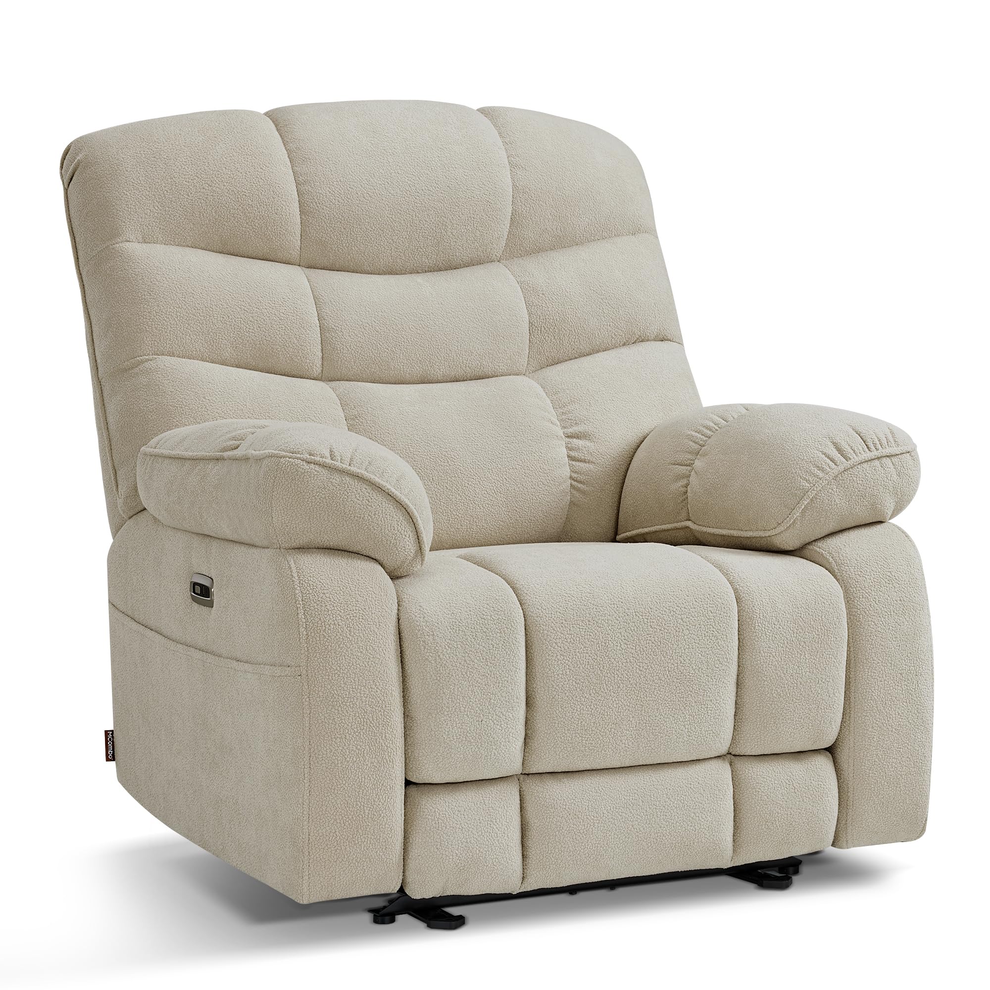 Amazon.com: MCombo 27'' Oversized Recliner, Power Recliner Chair